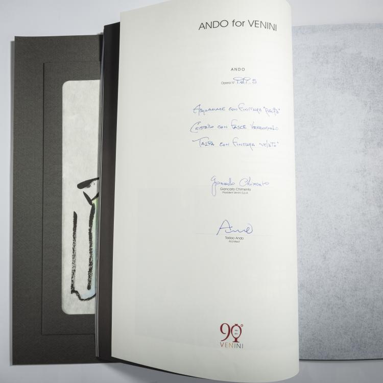 Bild 1 zu Objekt, Three vases for the 90th anniversary of the manufactory, 2011, Tadao Ando, Venini & C., Murano, 155C 811