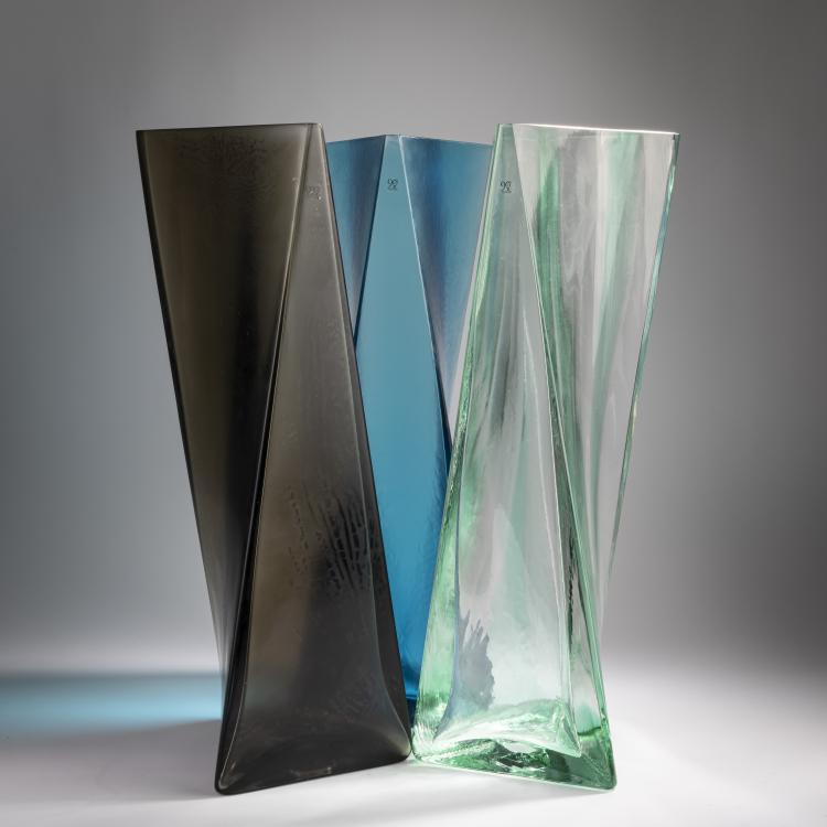 Bild 3 zu Objekt, Three vases for the 90th anniversary of the manufactory, 2011, Tadao Ando, Venini & C., Murano, 155C 811