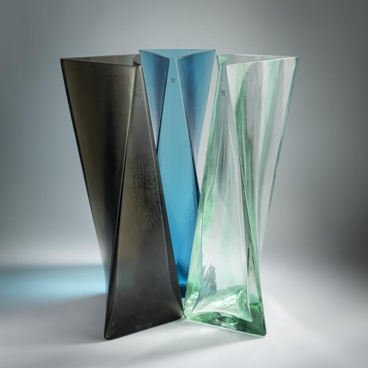 Bild 5 zu Objekt, Three vases for the 90th anniversary of the manufactory, 2011, Tadao Ando, Venini & C., Murano, 155C 811