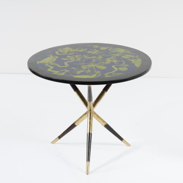 Hauptbild zu Objekt, 'Emisfero orientale' coffee table, 1950s, Piero Fornasetti, Fornasetti, Mailand, 155A 208