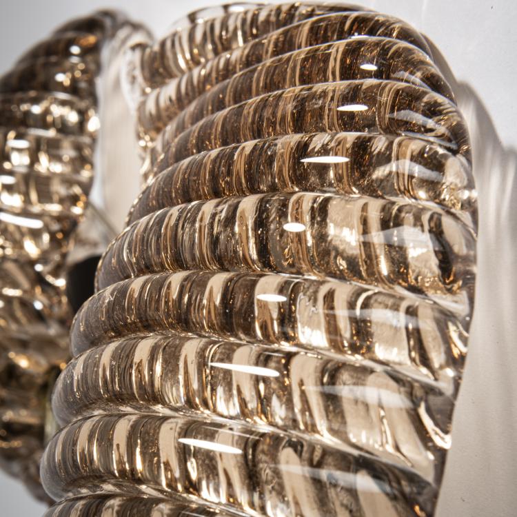 Bild 2 zu Objekt, Vier Wandappliken 'Costolato', 1940er Jahre, Barovier & Toso, Murano, 155A 9