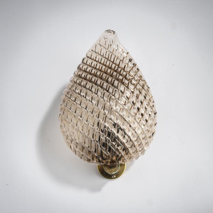 Bild 3 zu Objekt, Vier Wandappliken 'Costolato', 1940er Jahre, Barovier & Toso, Murano, 155A 9