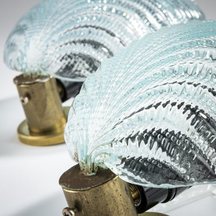 Bild 2 zu Objekt, Four 'Costolato' wall lights, 1940s, Barovier & Toso, Murano, 155A 14
