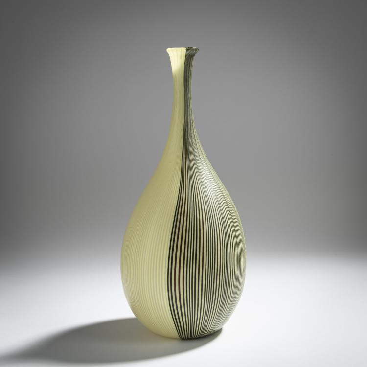Hauptbild zu Objekt, 'Tessuto bicolore' vase, c. 1940, Carlo Scarpa, Venini & C., Murano, 155C 773