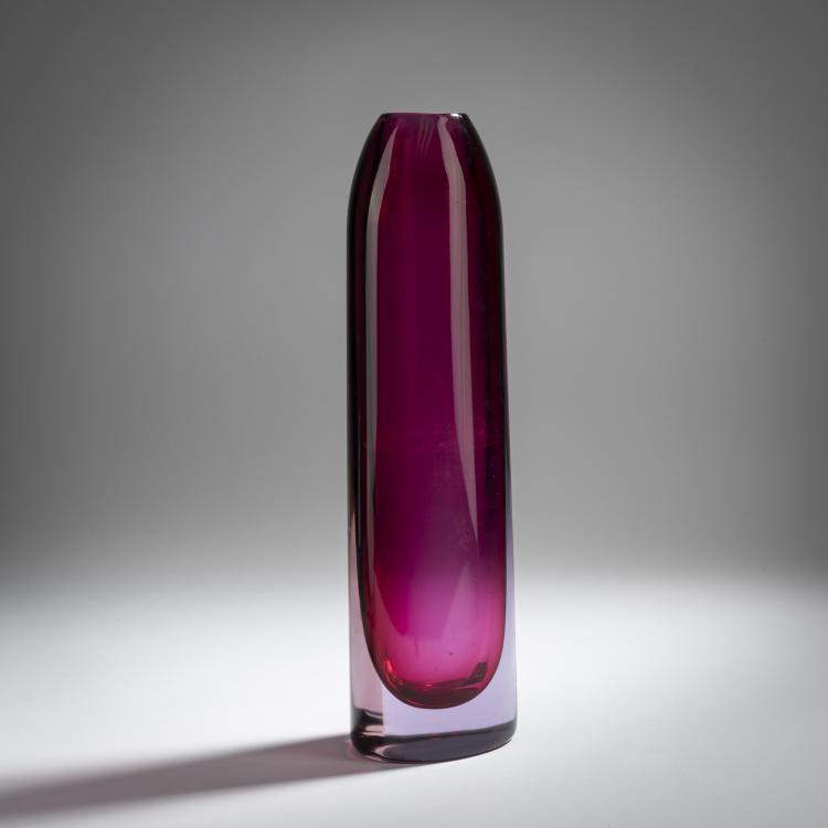 Bild 1 zu Objekt, 'Sommerso' vase, 1963, Flavio Poli, Seguso Vetri d'Arte, Murano, 155C 873