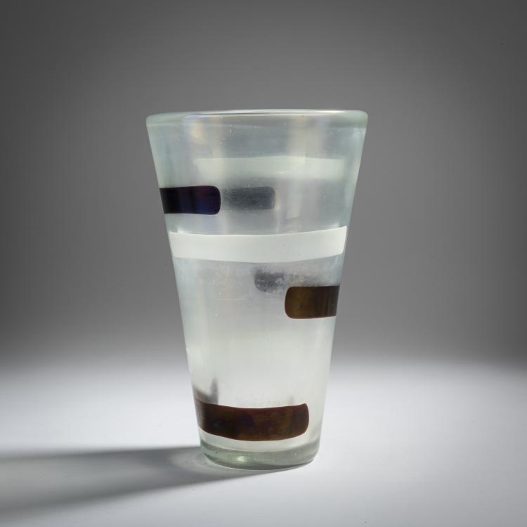 Hauptbild zu Objekt, Vase, c. 1960, Mazzega, I.V.R., Murano, 155C 947