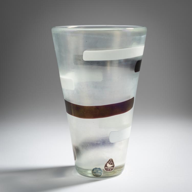 Bild 3 zu Objekt, Vase, c. 1960, Mazzega, I.V.R., Murano, 155C 947