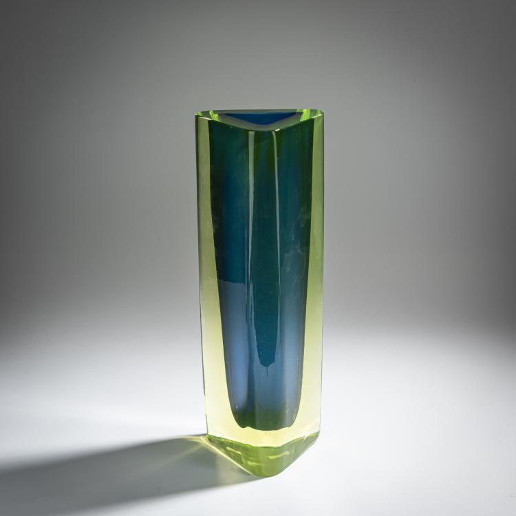 Hauptbild zu Objekt, 'Sommerso' vase, c. 1960, Cenedese, Gino, Murano, 155C 936