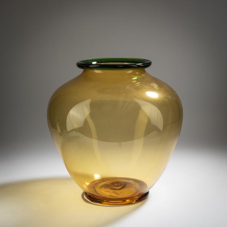 Hauptbild zu Objekt, Vase, c. 1925, Vittorio Zecchin, Cappellin, M.V.M., Murano, 155C 750