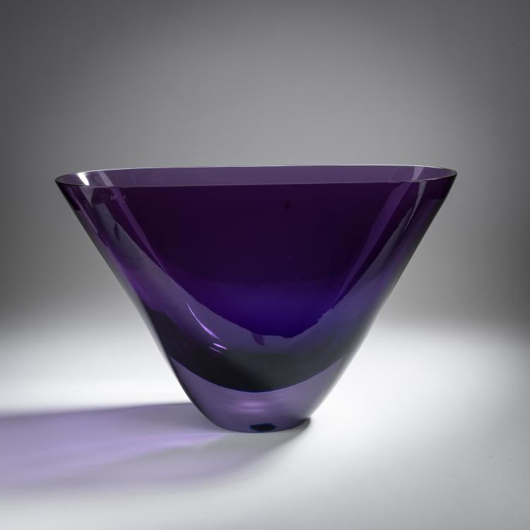 Hauptbild zu Objekt, 'Sommerso' vase, 1960, Flavio Poli, Seguso Vetri d'Arte, Murano, 155C 867