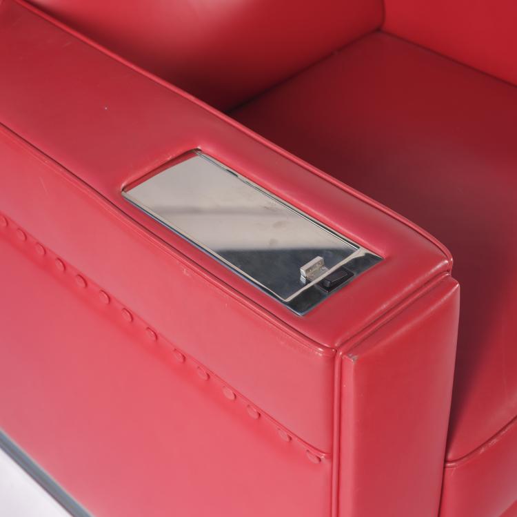 Bild 9 zu Objekt, 'Roter Sessel' mit Ottoman, 1931, Eckart Muthesius, Vereinigte Werkst&auml;tten, M&uuml;nchen, 155B 309