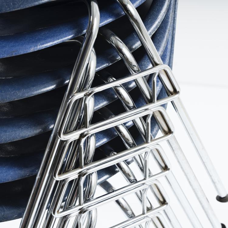 Bild 5 zu Objekt, Six 'Plastic Side Chairs DSS', 1955, Charles Eames,Ray Eames, Vitra, Weil am Rhein, 155B 438