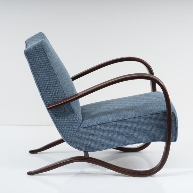 Hauptbild zu Objekt, Armlehnsessel 'H 269', 1930/40er Jahre, Jindřich Halabala, Thonet Mundus, Tschechoslowakei, 155B 283