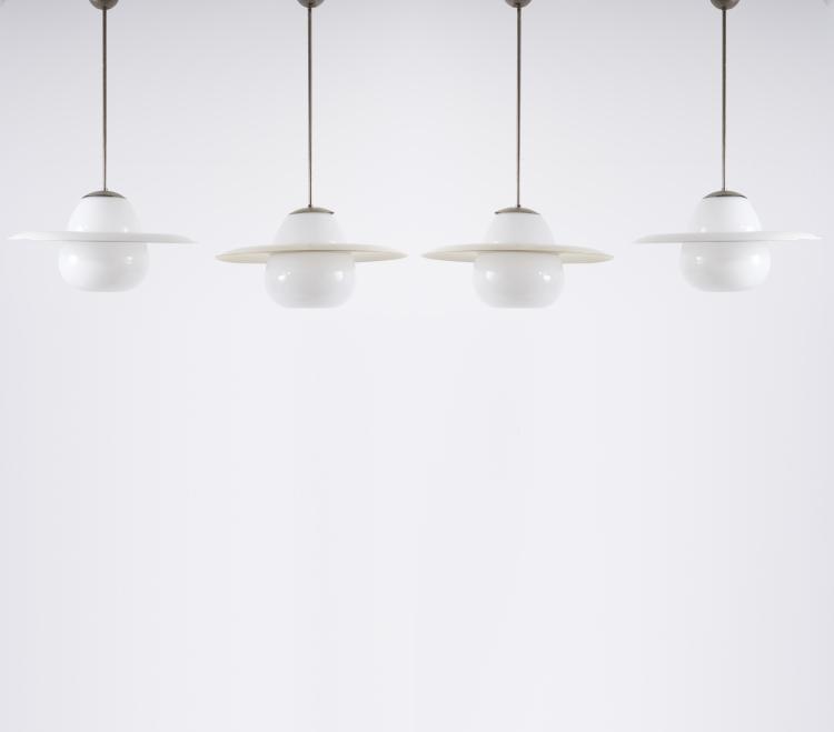 Hauptbild zu Objekt, Vier Deckenleuchten, 1930er Jahre, Deutschland, 155B 297