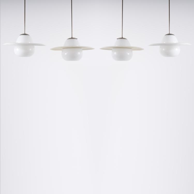 Bild 1 zu Objekt, Vier Deckenleuchten, 1930er Jahre, Deutschland, 155B 297