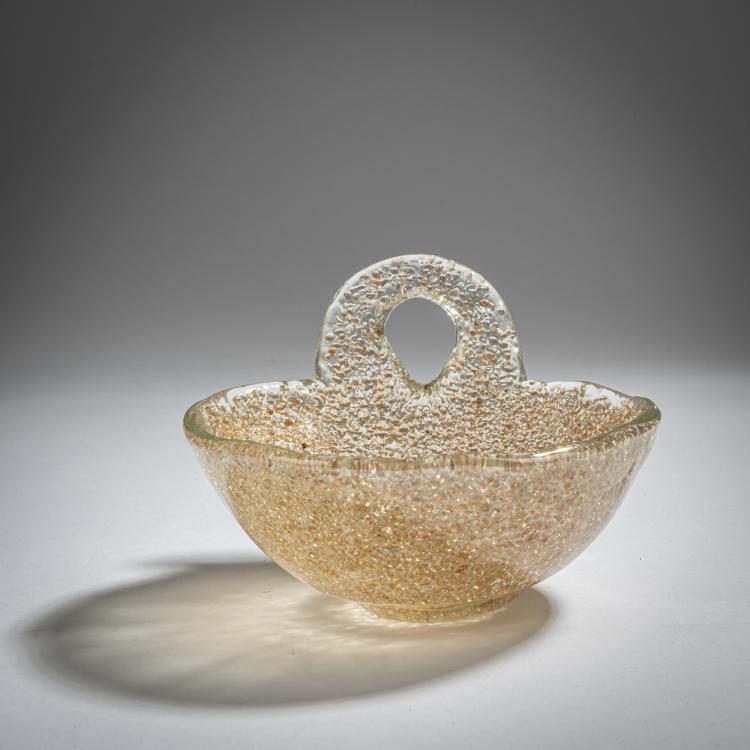 Bild 2 zu Objekt, Henkelschale 'Rugiadoso', 1940, Ercole Barovier, Barovier & Toso, Murano, 155C 819