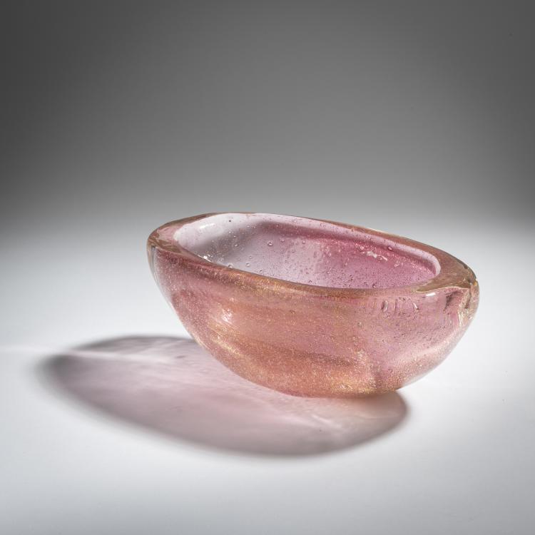 Bild 2 zu Objekt, Schale 'Sommerso a bollicine', um 1950, Archimede Seguso, Seguso, Archimede, Murano, 155C 876