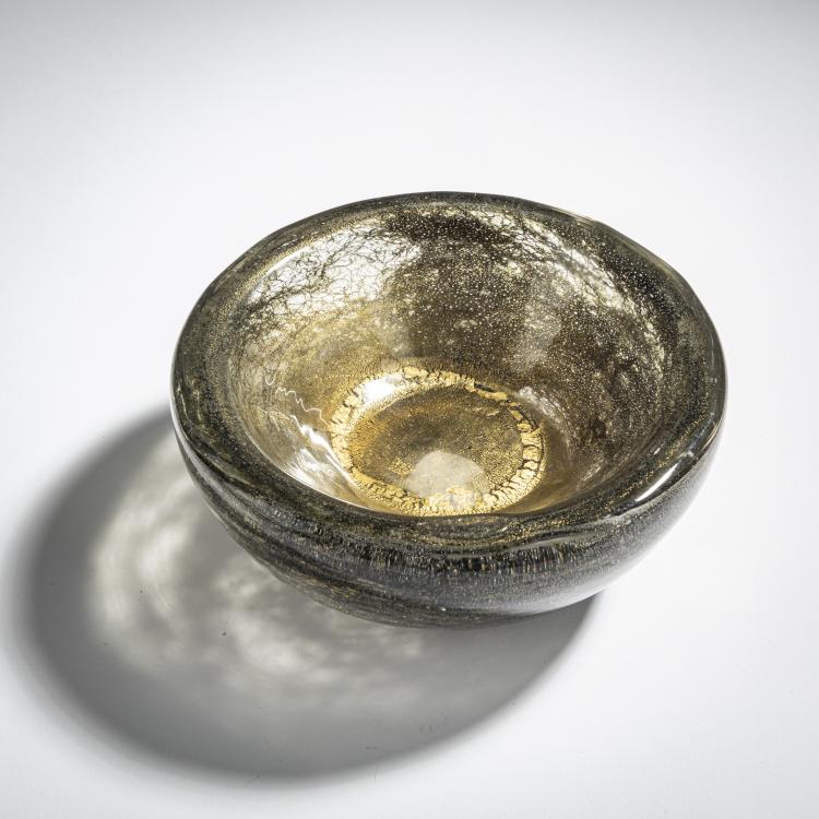 Bild 2 zu Objekt, Schale 'Crepuscolo oro', um 1940, Ercole Barovier, Barovier & Toso, Murano, 155C 821