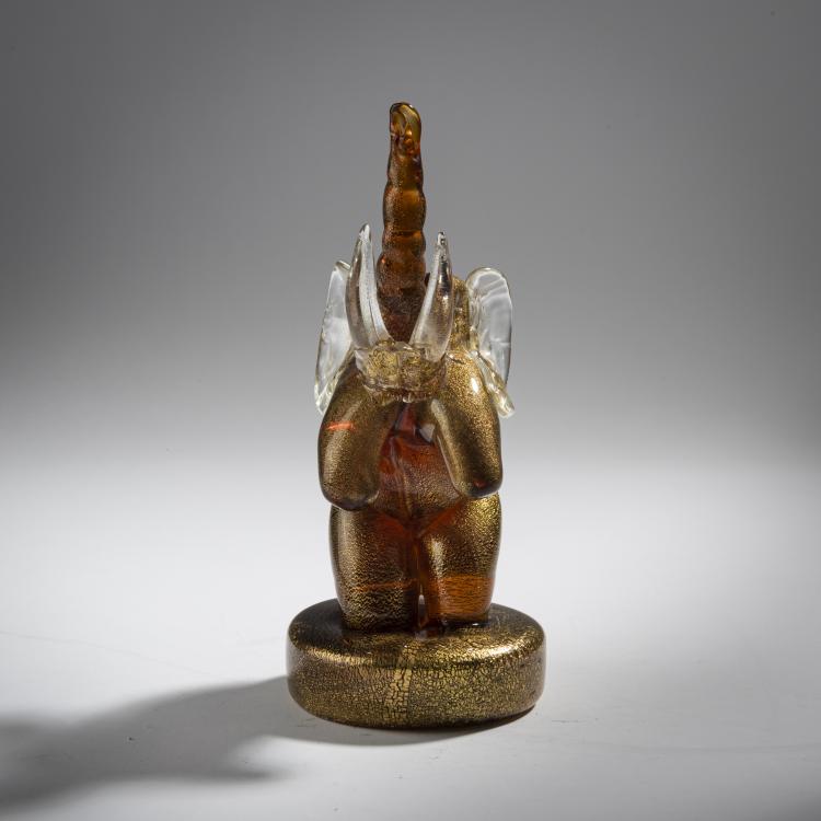 Bild 3 zu Objekt, Elephant, c. 1935, Murano, 155C 754