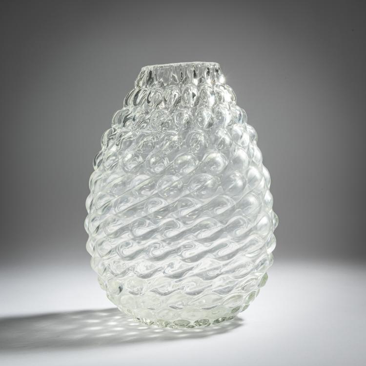 Hauptbild zu Objekt, 'Cristallo ottico' vase, c. 1939, Flavio Poli, Seguso Vetri d'Arte, Murano, 155C 856