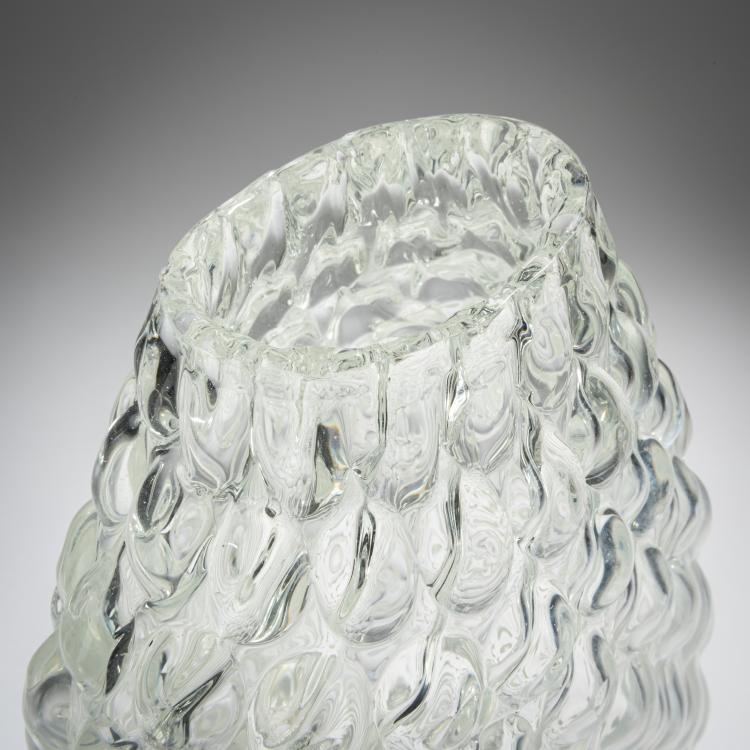 Bild 2 zu Objekt, 'Cristallo ottico' vase, c. 1939, Flavio Poli, Seguso Vetri d'Arte, Murano, 155C 856