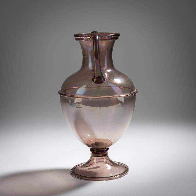 Bild 3 zu Objekt, Henkelvase, 1921-25, Vittorio Zecchin, Cappellin, M.V.M., Murano, 155C 751
