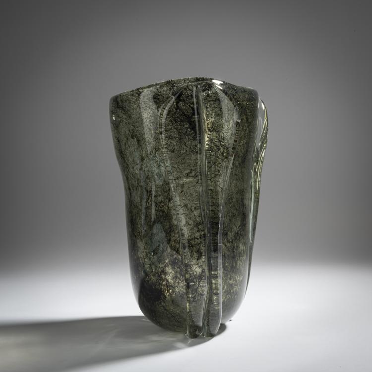 Hauptbild zu Objekt, Vase 'Crepuscolo', um 1940, Ercole Barovier, Barovier & Toso, Murano, 155C 822