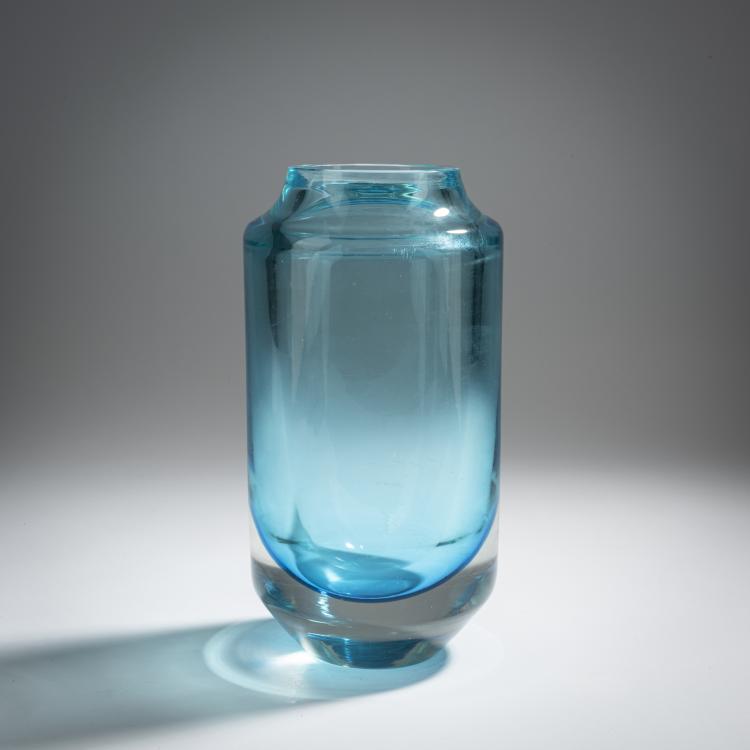 Hauptbild zu Objekt, 'Sommerso' vase, 1967, Mario Pinzoni, Seguso Vetri d'Arte, Murano, 155C 875
