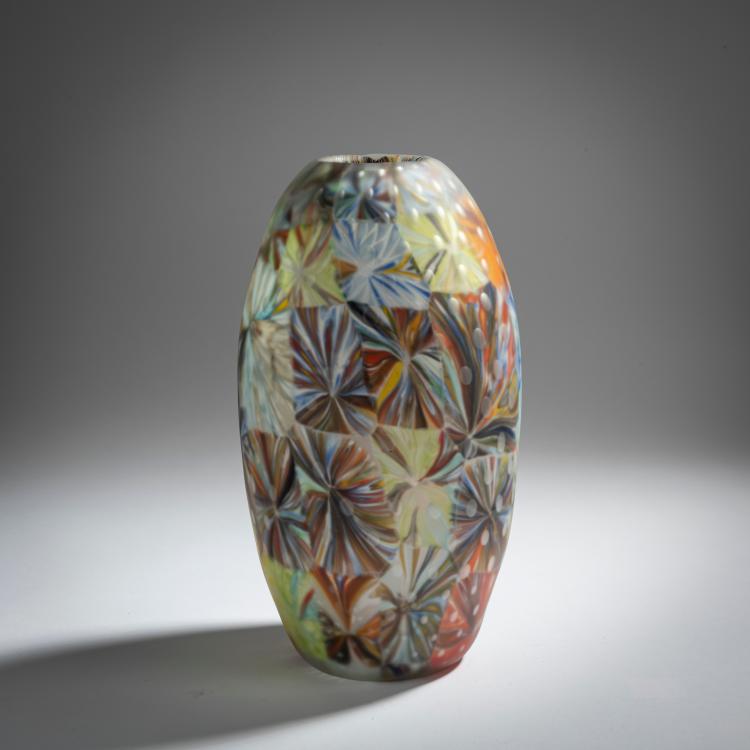 Hauptbild zu Objekt, 'Stellato' vase, 1953-55, Pollio Perelda, Toso, Fratelli, Murano, 155C 895