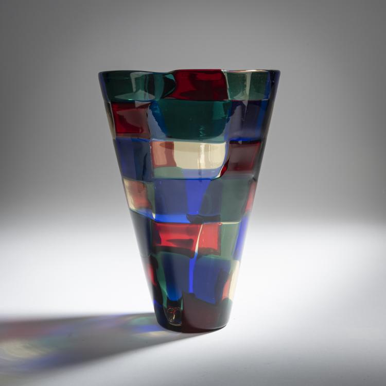 Bild 2 zu Objekt, Vase 'Pezzato', um 1951, Fulvio Bianconi, Venini & C., Murano, 155C 779