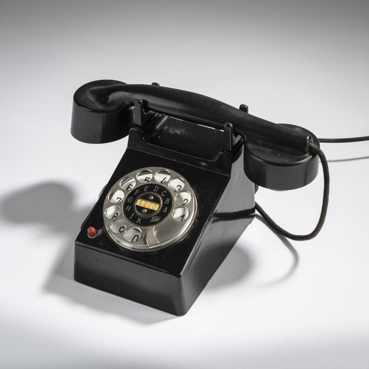Hauptbild zu Objekt, 'Bauhaus'-Telefon 'Modell Frankfurt', 1929, Fuld, H., u. Co., Frankfurt am Main, 155B 363