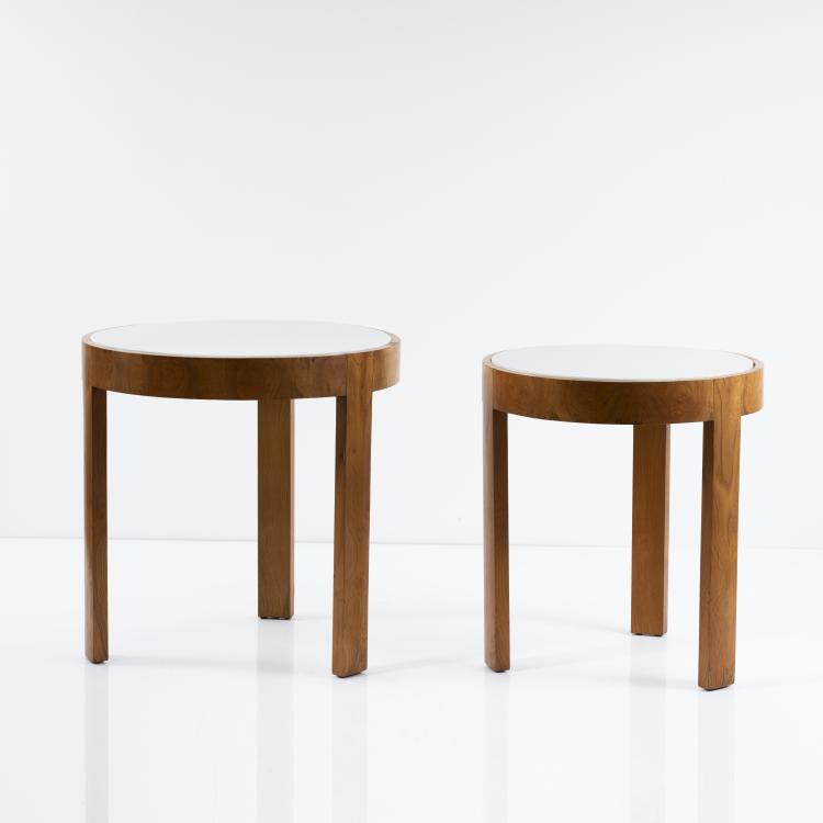 Hauptbild zu Objekt, Zwei Satztische, um 1931, Eckart Muthesius (zugeschrieben), Deutschland, 155B 308