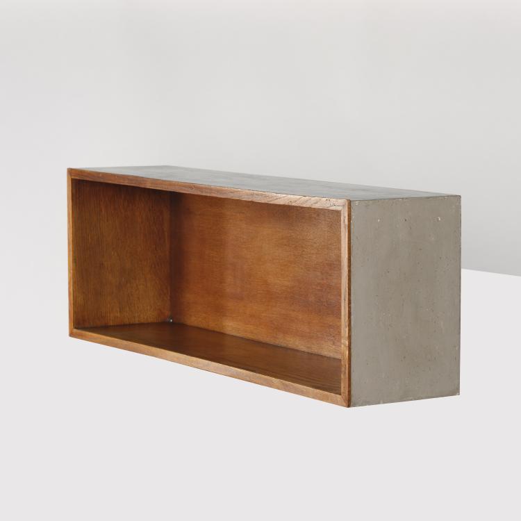 Bild 1 zu Objekt, 'Pavillon Suisse' wall and standing shelf, 1931-33, Charlotte Perriand,Le Corbusier Charles-&Eacute;douard Jeanneret-Gris, Frankreich, 155B 310