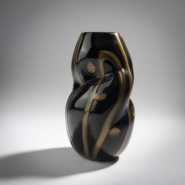 Bild 2 zu Objekt, 'Nero d'oro' vase, 1951, Archimede Seguso, Seguso, Archimede, Murano, 155C 882