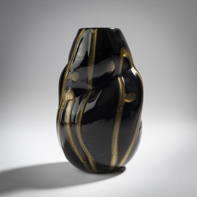 Bild 3 zu Objekt, 'Nero d'oro' vase, 1951, Archimede Seguso, Seguso, Archimede, Murano, 155C 882
