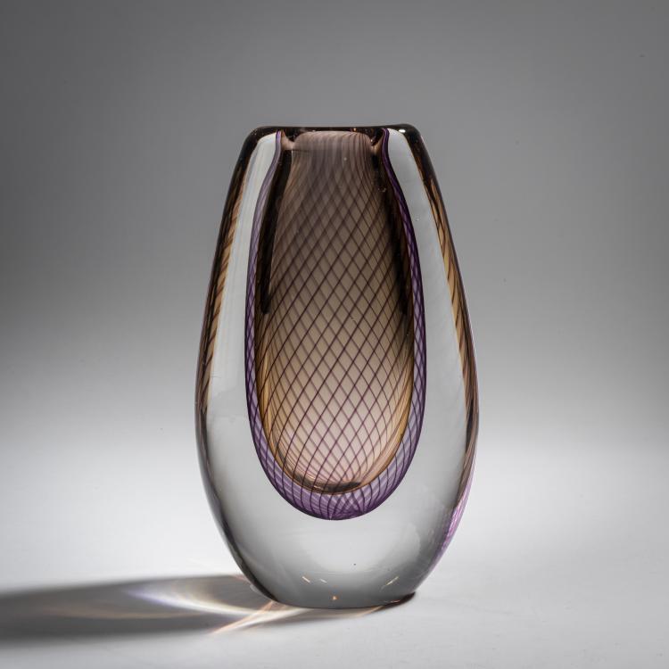Hauptbild zu Objekt, Vase, um 1958, Vicke Lindstrand, Kosta Glasbruk, 155B 348