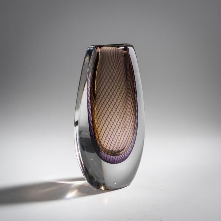 Bild 1 zu Objekt, Vase, um 1958, Vicke Lindstrand, Kosta Glasbruk, 155B 348