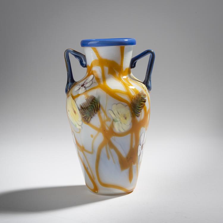 Bild 3 zu Objekt, Vase with handles, c. 1920, Barovier, Artisti, Murano (zugeschrieben), 155C 815
