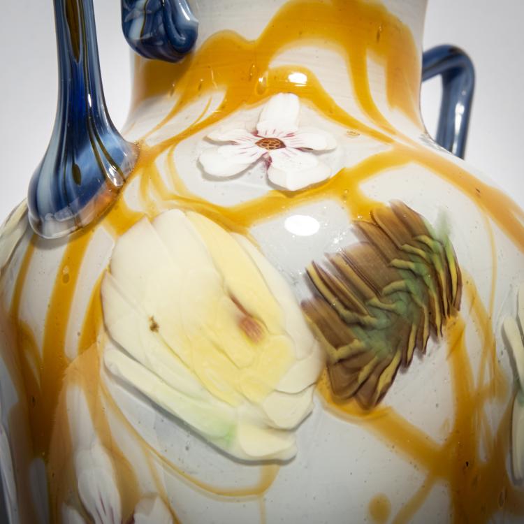 Bild 4 zu Objekt, Vase with handles, c. 1920, Barovier, Artisti, Murano (zugeschrieben), 155C 815