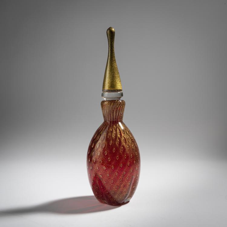 Hauptbild zu Objekt, Flakon, um 1950, Archimede Seguso, Seguso, Archimede, Murano, 155C 877