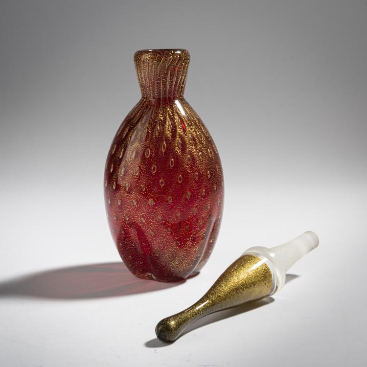 Bild 1 zu Objekt, Flakon, um 1950, Archimede Seguso, Seguso, Archimede, Murano, 155C 877
