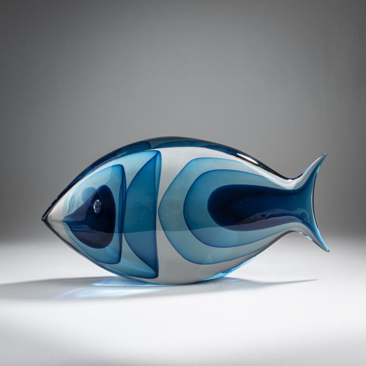 Hauptbild zu Objekt, Fish 'Sommerso', 1995, Stefano Toso, Don&agrave;, Romano, 155C 941