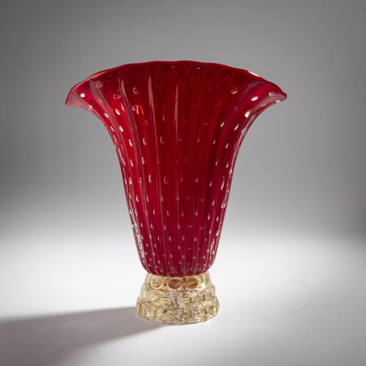 Hauptbild zu Objekt, 'A bolle' vase, c. 1940, Ercole Barovier, Barovier & Toso, Murano, 155C 823