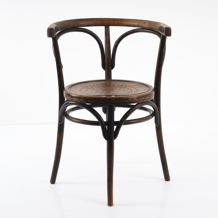 Hauptbild zu Objekt, Armlehnstuhl, um 1900, Thonet, Wien (im Stile von), 155B 249