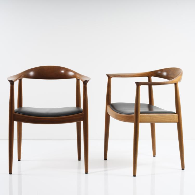 Bild 1 zu Objekt, Zwei Armlehnst&uuml;hle 'The Chair' - 'PP 503', 1949, Hans J. Wegner, Hansen, Johannes, Kopenhagen, 155B 397