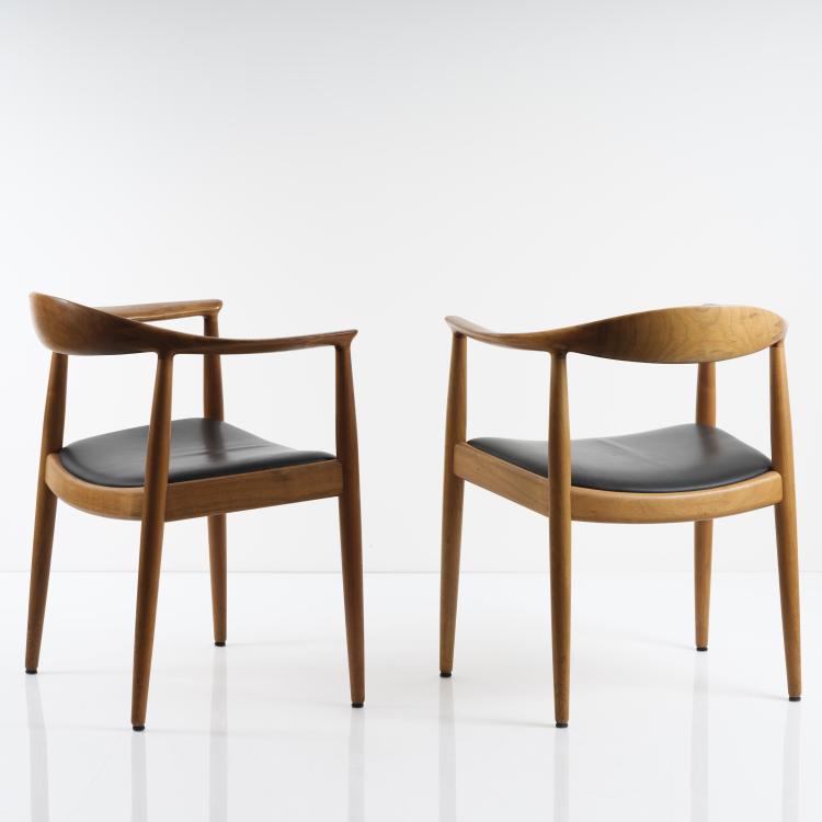 Bild 2 zu Objekt, Zwei Armlehnst&uuml;hle 'The Chair' - 'PP 503', 1949, Hans J. Wegner, Hansen, Johannes, Kopenhagen, 155B 397