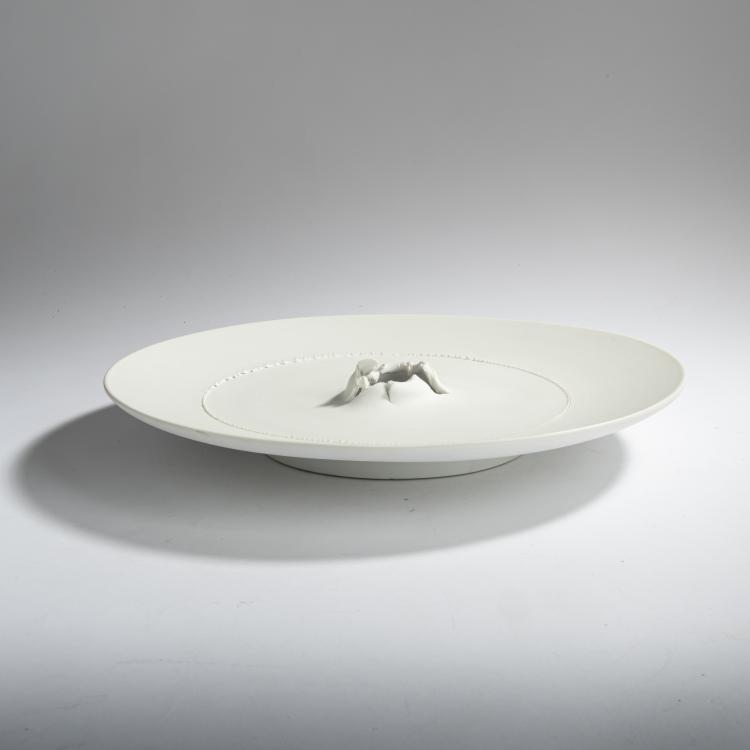 Hauptbild zu Objekt, 'Concetto spaziale - rondo', 1968, Lucio Fontana, Rosenthal Relief Reihe, 157C 613