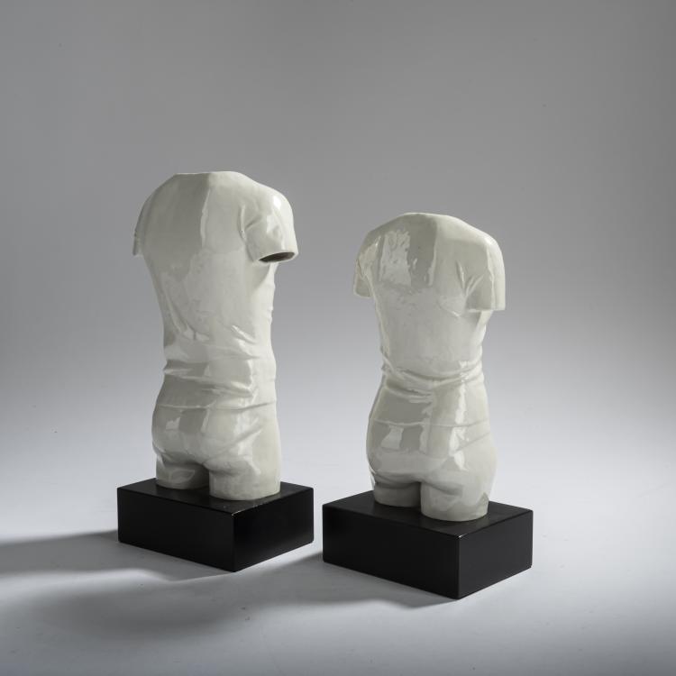 Bild 2 zu Objekt, 'T-Shirt Torso weiblich' and 'T-Shirt Torso m&auml;nnlich', 1982, Peter Gro&szlig;bach, Goebel Galerie, R&ouml;dental, 157C 616