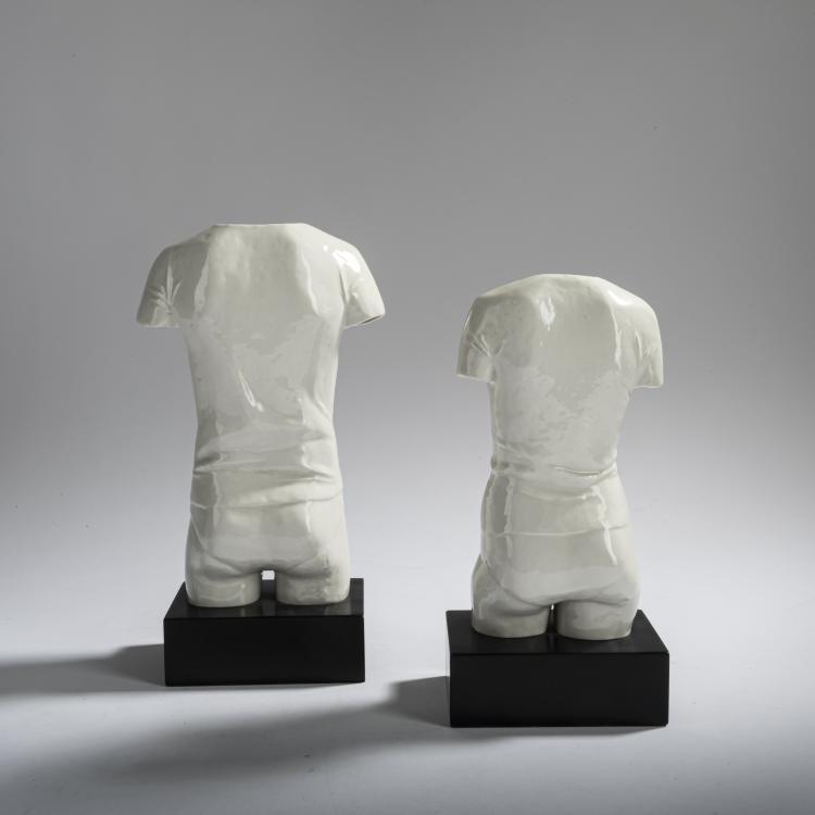 Bild 3 zu Objekt, 'T-Shirt Torso weiblich' and 'T-Shirt Torso m&auml;nnlich', 1982, Peter Gro&szlig;bach, Goebel Galerie, R&ouml;dental, 157C 616