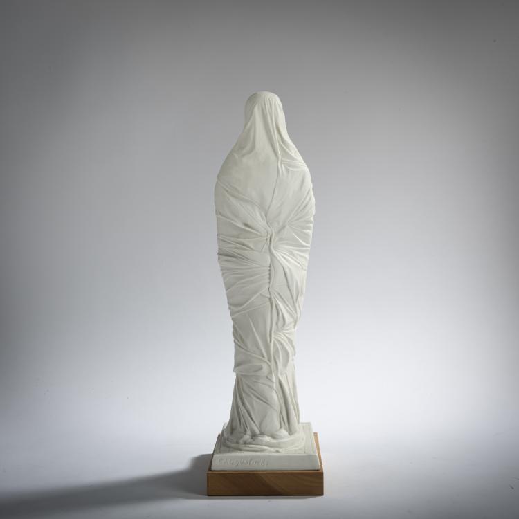 Bild 4 zu Objekt, 'Stehende Gewandfigur', 1981, Edgar Augustin, Goebel Galerie, R&ouml;dental, 157C 604